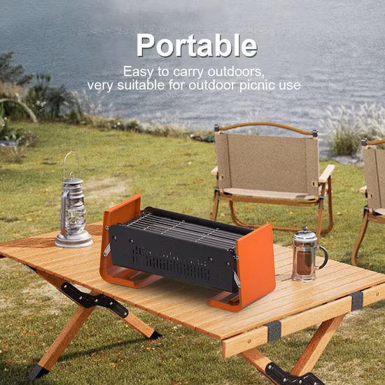 Hot Sale Best Portable Camping Indoor Outdoor Family Tabletop Mini Foldable Fashion BBQ Grill Charcoal Stove