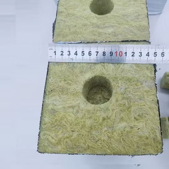 암면 큐브 큐브 농업 수경 재배 매체